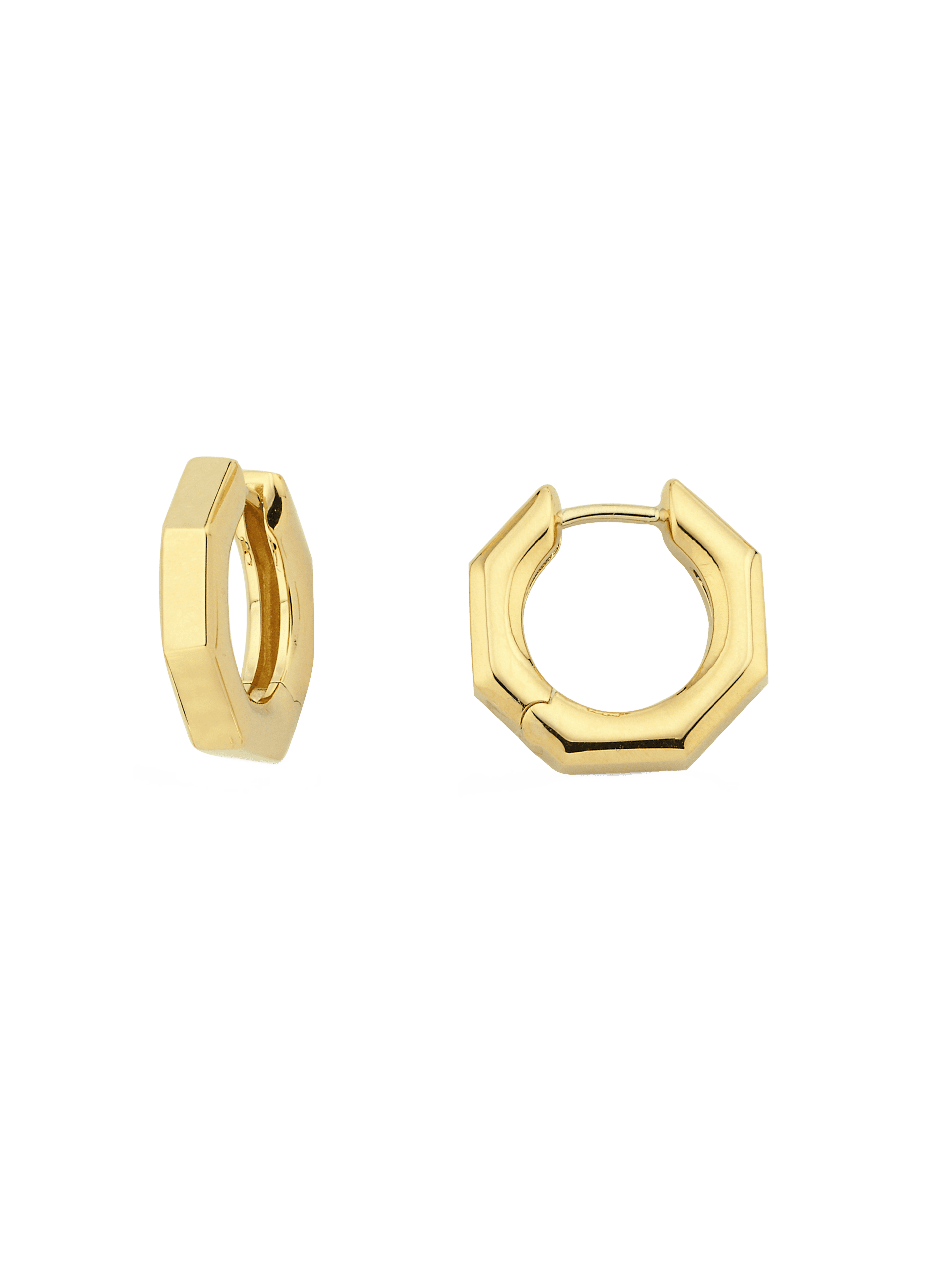 18K Gold Hoop Earrings